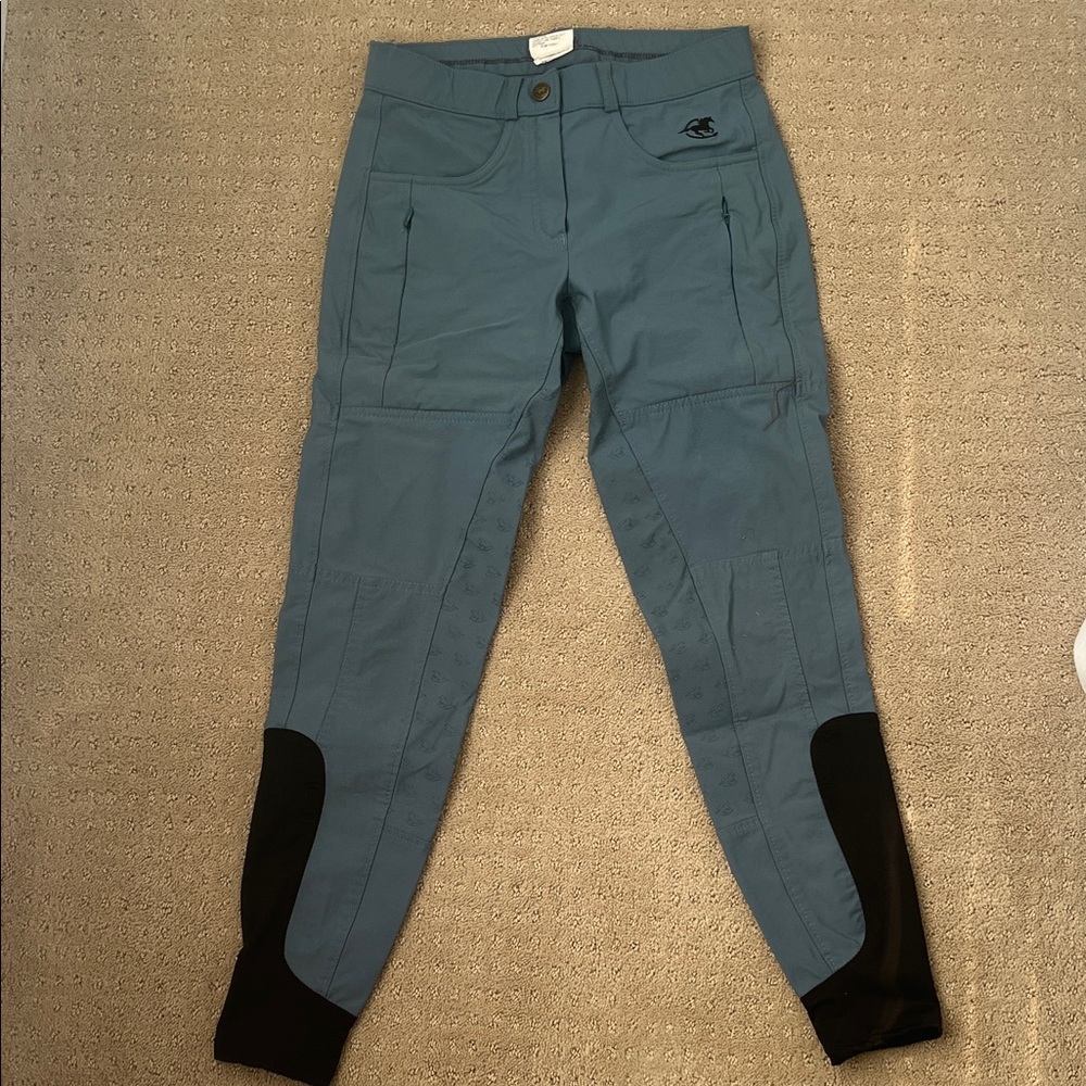 Blue and Black Riding Pants